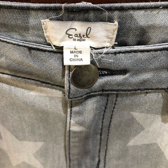 Easel LA — gray wash star jeans - Picture 5 of 9